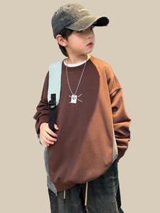 Vêtements pour adolescents automne nouveau décontracté moyen grand <span class=keywords><strong>sweat</strong></span> pour enfants garçons Cool beau pull à <span class=keywords><strong>la</strong></span> <span class=keywords><strong>mode</strong></span> ample pour l'âge 7-12 - Product Image 4