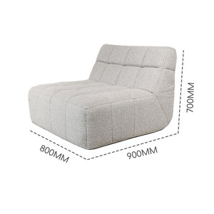 Ensemble de canapés meubles chaise de salon tissu de laine luxe design unique compresse canapé chaises longues <span class=keywords><strong>fauteuil</strong></span> de repos - Product Image 1