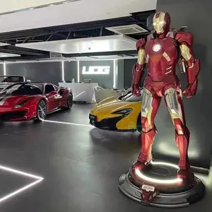 Patung kustom pabrik patung karakter Marvel Iron Man untuk dekorasi