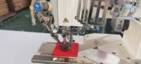 Machine à coudre automatique à point de recouvrement à cylindre RONMACK RM-600-01UTD, triple aiguille, pour usage en usine de confection