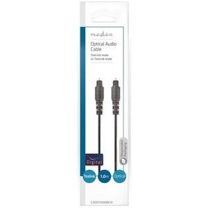 สายสัญญาณเสียงออปติคอล TosLink ชายต่อ TosLink ชาย 1.0 ม. สีดำ - Product Image 3