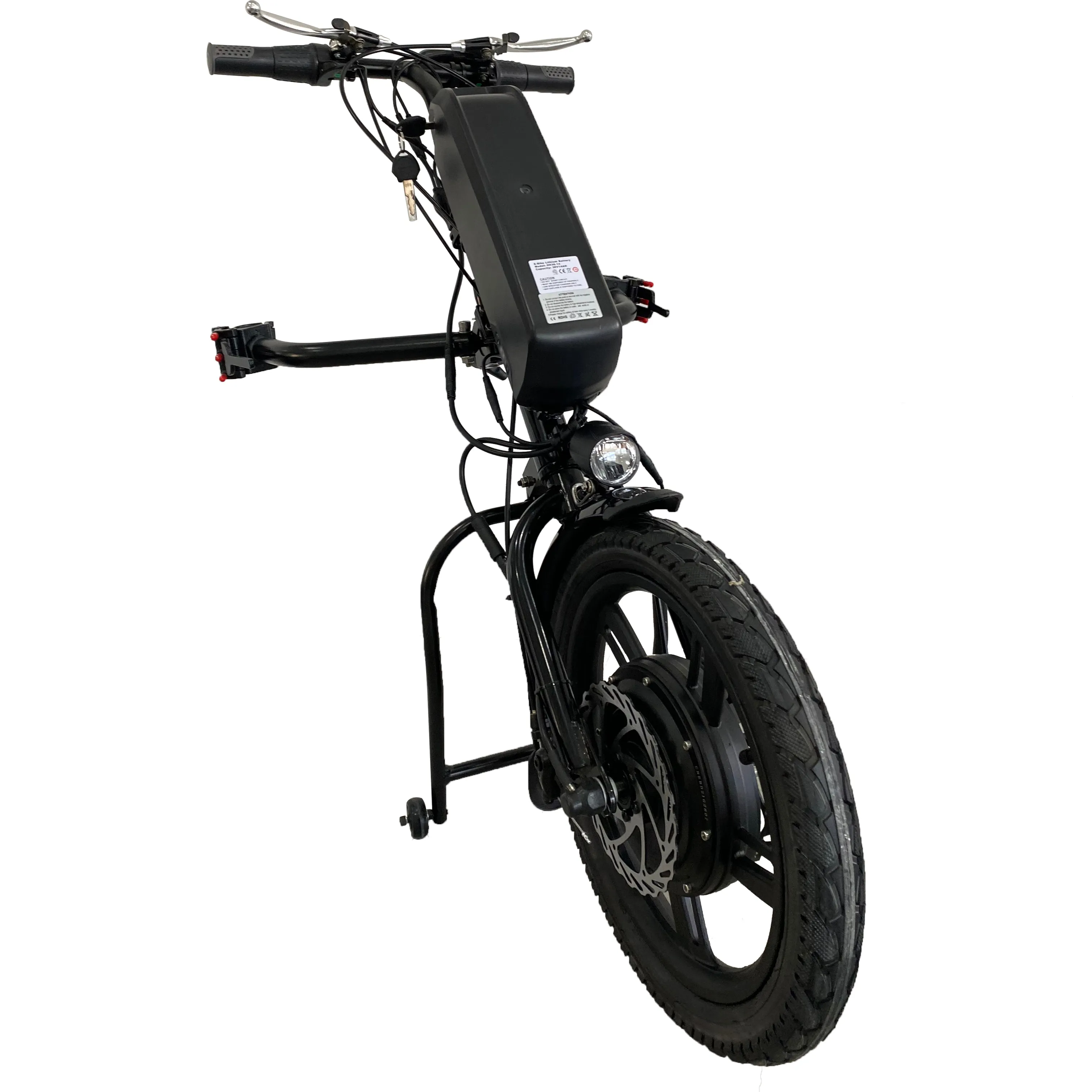 CNEBIKES 고속 500w 수동 휠체어 부착 foldable handbike handcycle 산 trike 힘 지원 체계 휠체어