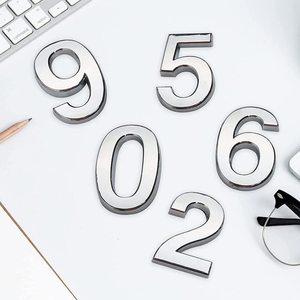 Letras 4D Personalizadas para Matrículas Metálicas, Placas de Identificación de Plástico, Letras Curvas para Matrículas - Product Image 6