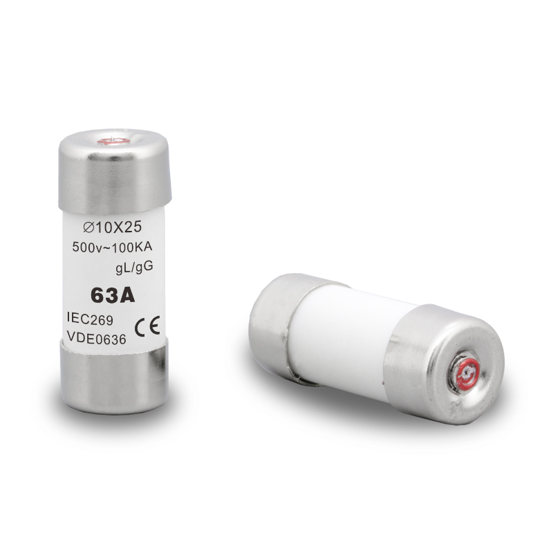 Цилиндрический предохранитель IEC/VDE/GB10 * 25 мм с лампой 230 В/690 В 2A 4A 6A 8A 10A 16A