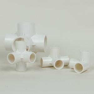 Alta qualità PVC fai da te scaffalature connessione a T <span class=keywords><strong>3D</strong></span> raccordi professionali fabbrica pronti per il montaggio di pressione superficie liscia cuscinetto a pressione - Product Image 2