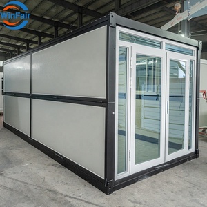 WinFair Georgia Casa Contenedor Portátil de 20 Pies, la Más Económica, Prefabricada, Modular, con Pared de Cristal, Plegable, Casa Móvil - Product Image 1