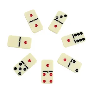 Wholesale custom color double 6 domino set full range of sizes domino blocks game personalizado for other entertainment products