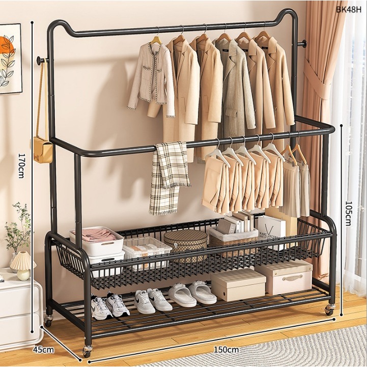 BK48H-Cat Head Flat Stand 150mm Wide Black