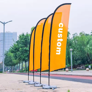 Publicidad personalizada al aire libre Flying Banner Teardrop Tear Drop Flags Beach Feather Flag - Product Image 3