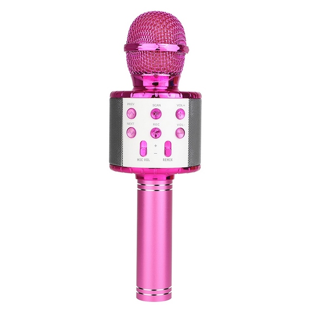 Portable BT Microphone Wireless Microphone Professional Speaker Music Player Handheld Microphone Singing Recorder Mic