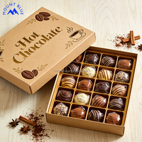 Chocolat Chaud Professionnel Halal de Luxe, Assortiment de Saveurs, Qualité Supérieure, Meilleur Prix, Coffret Cadeau Chocolat Chaud
