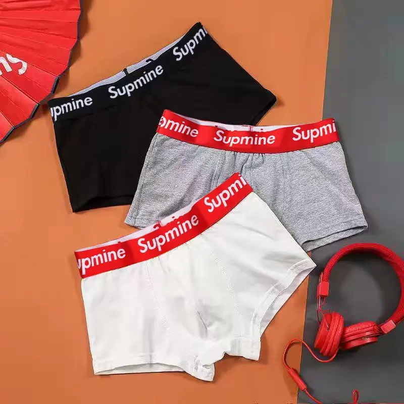 OEM Manufacturer SUPMINE logo Hot Sale Underwear Wholesale Fashion Seamless Men's Boxers Briefs