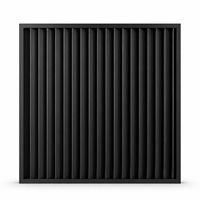 Panneaux de clôture de sécurité à lamelles en alliage d'aluminium - Écologiques, durables, revêtement poudré, dimensions personnalisées, clôture de jardin