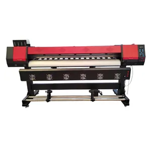 INQI 1.8m 2 heads 1440dpi i3200/XP600 eco solvente wide format printer outdoor banner/tarpaulin/vinyl printer price