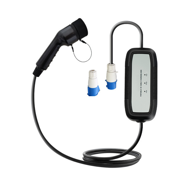 Wallbox CE TUV EU Standard Level 2 Ev Charger 220v 16A 32A Evse Portable EV Charger 3.5Kkw 7kw Type 2 with Ev Connector