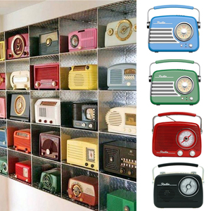 <span class=keywords><strong>Radio</strong></span> Portátil Eletree con Reproductor de Tarjeta TF USB Recargable, Estilo Retro Vintage con Esferas Grandes - Product Image 6