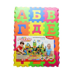 9cm Nga Arabic Tây Ban Nha EVA ghép hình bảng chữ cái + Số Câu Đố bọt trò chơi Bò Mat thảm sàn - Product Image 2