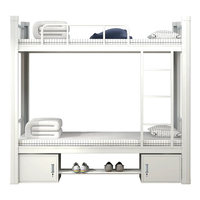 Lit superposé en métal OEM personnalisable, lit double en acier pour projets de mobilier à grande échelle