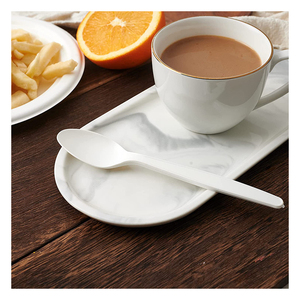 <span class=keywords><strong>2025</strong></span> trọng lượng trung bình dùng một lần phân hủy sinh học PP PLA dĩa thìa 2.5g nhựa dao kéo đồ dùng cho các sự kiện bên Bộ đồ ăn - Product Image 4