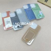 Étui de téléphone transparent à paillettes avec porte-cartes, coque antichoc en TPU souple avec protection de l'appareil photo pour iPhone 13, 15, 17 et modèles Android