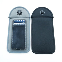 Employé d'usine RFID Blocker Verrouillable Smart Phone Pouch Neoprene Magnetic Lock Collection Sacs de sécurité Caractéristiques antivol