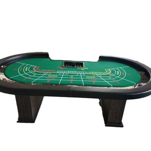 Baccarat ovalado de alta calidad premium personalizado adecuado para mesa de póquer Texas Hold'em BlackJack barata con flotador de distribuidor - Product Image 1