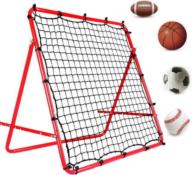 Factory Direct 39.37*39.37 Soccer Rebounder 6-Angle Adjustable Football Net for Outdoor Training
