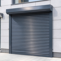 Pintu Gulung Otomatis Aluminium Alloy untuk Garasi, Ukuran Kustom, Gerbang Gulung untuk Gudang/Toko