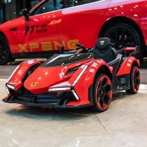 Kinder Lanbo Elektroauto Kinderfahrzeug Doppelmotor 12V Musik LED Elektrisches Spielzeug Kinder Aufsitz-Auto Stoßstange Kleinkind - Product Image 4