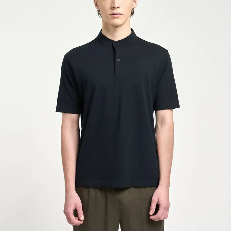 OEM Custom Casual 100% Cotton Good Quality Short Sleeve Blade Collar Golf Polo Shirt Design Breathable Mens Polo T-shirts