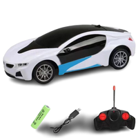 2024 nouveau Design 1/18 rechargeable haute vitesse 2.4g voiture télécommandée avec lumière LED jouets pour garçons filles voiture de course