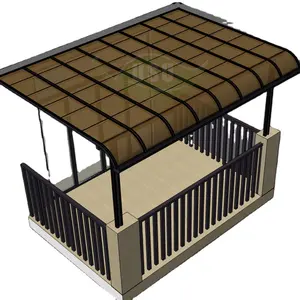 पॉली कार्बोनेट बालकनी awnings छत छत के साथ उच्च गुणवत्ता