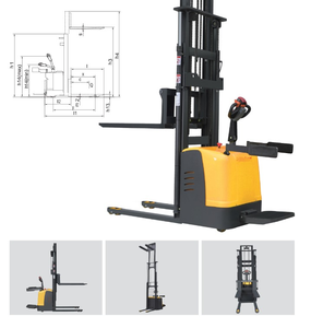 Carretilla elevadora de China, precio eléctrico de <span class=keywords><strong>1</strong></span> tonelada, piezas, indicador de carga, almacén, Mini carretilla elevadora eléctrica compacta, baterías de 2 toneladas - Product Image 2