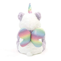 Peluche Panda en Coton PP Violet Personnalisée en Usine, Super Douce en Polyester avec Ailes Arc-en-ciel pour la Saint-Valentin