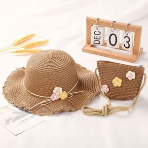 New Collection Straw <b>Hat</b> 2023 Kids Straw <b>Hat</b> <b>Bag</b> Set - Product Image 6