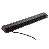 Barre lumineuse LED latérale tout-terrain Hongjin 21,2 pouces 100W 3D 4D IP67 étanche en alliage d'aluminium noir et acier inoxydable pour Jeep Wrangler