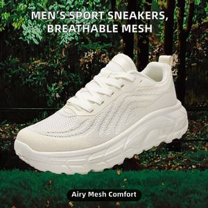Big US 13 14 EUR 47 48 Winter/Spring Casual Sport Sneakers Mesh Upper Breathable Cushioned EVA <b>Insole</b> Height Increasing - Product Image 2