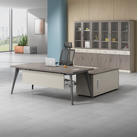 Chaise de bureau de direction trois-en-un en PVC blanc, combinaison simple et moderne pour superviseur, gestionnaire, bureau du président, bureau individuel
