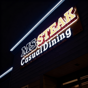 ป้ายหน้าร้านสีทองขัดเงาหรูหรา ตัวอักษร 3 มิติ สแตนเลสสตีลแบบมีไฟส่องด้านหลัง สำหรับตกแต่งร้านเสริมสวยและร้านบูติก - Product Image 4