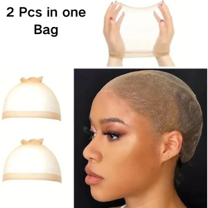 2 piezas en una bolsa HD WIG CAP HD Lace Mesh Sheer Hat <span class=keywords><strong>Transparente</strong></span> Invisible Super <span class=keywords><strong>El</strong></span>ástico Complexion Ultra Clear Peluca Hairnet - Product Image 1