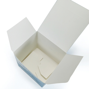 Caja de cartón plegable blanca personalizada, cajas de embalaje personalizadas, píldoras de <span class=keywords><strong>rinoceronte</strong></span> personalizadas, mango de cartón para medicina, papel recubierto CMYK UY485 - Product Image 3
