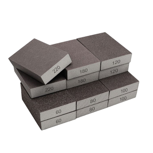 Bloc de ponçage à dos souple 125x90x25mm, éponge de polissage angulaire, blocs abrasifs pour Surface en plâtre et bois - Product Image 6