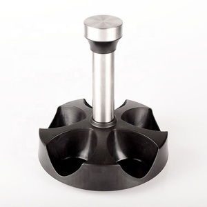 Nouveaux produits : Ensemble de 5 pots <span class=keywords><strong>à</strong></span> <span class=keywords><strong>épices</strong></span> <span class=keywords><strong>en</strong></span> verre triangulaires avec support rotatif, ensemble de pots <span class=keywords><strong>à</strong></span> <span class=keywords><strong>épices</strong></span> de 100 ml avec support, couvercle <span class=keywords><strong>en</strong></span> acier inoxydable - Product Image 4