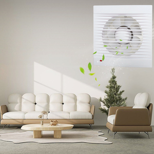 Extractor de Aire Eléctrico para Baño y Cocina con Sensor de Humedad, Rodamiento de Bolas, Material ABS, Soporte OEM/ODM - Product Image 2