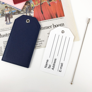 Cordón de Metal Personalizado con Etiqueta de Cuero PU para Identificación, Resistente al Agua, Duradero, con Opción de Logotipo - Product Image 5