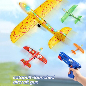Giocattolo Lanciatore di Aerei in Schiuma alla Moda, Pistola Giocattolo Elettronica Portatile per Esterni in Plastica, Giocattolo Sportivo per Ragazzi - Product Image 4