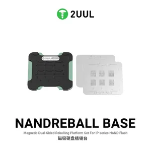 Plateforme de rebillage magnétique double face 2UUL BH16 NAND REBALL BASE pour la réparation de la carte mère par soudure de la mémoire <span class=keywords><strong>flash</strong></span> NAND de la série LP - Product Image 2