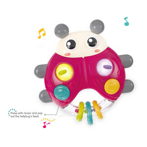 नए डिजाइन बेबी म्यूजिकल लैडीबग खिलौना और बच्चों के लिए शैक्षिक पशु खिलौने - Product Image 2