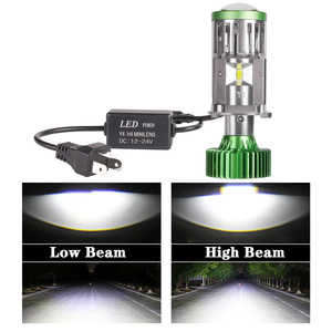 Y4 <span class=keywords><strong>Y6</strong></span> Y7 H4 proiettore LED fari 40W 6000K Super luminoso Canbus H4 Mini Bi Led lente Laser proiettore obiettivo faro - Product Image 5