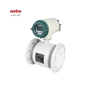 AOBO meteran air elektromagnet dn450 pengukur aliran elektromagnetik p16 meteran aliran elektromagnetik minuman